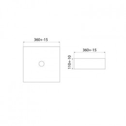 Умывальник накладной Iddis Slide, серый (SLIGM01i27)