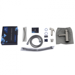 Смеситель для умывальника FASHUN с гигиенической лейкой (A58101A)