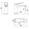 Смеситель для раковины Lemark Bronx (LM3706BL)