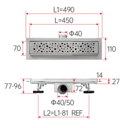 Дренажный канал FASHUN (A414502)