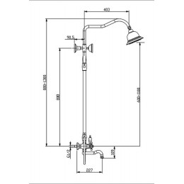 Душевая система Timo Nelson 3-х режимная (SX-1290/00 chrome)
