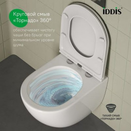 Унитаз подвесной безободковый IDDIS Axes (AXERDSEi25)