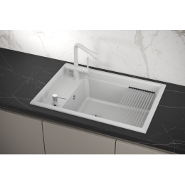 Кухонная мойка GRANULA Kitchen Space (7305, АРКТИК)