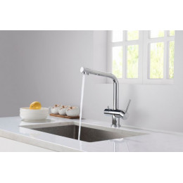 Смеситель для кухни с подключением фильтра Timo Saona хром (2396/00F)