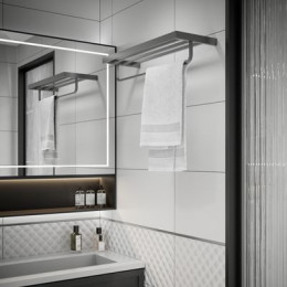 Полка для полотенец Timo Petruma черное золото (15258/18)