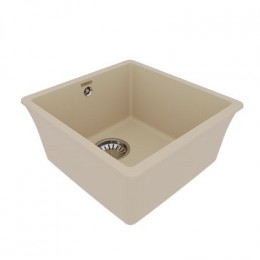 Кухонная мойка Lemark SINARA 400-U подстольного монтажа из кварцгранита цвет: Бежевый (9910062)