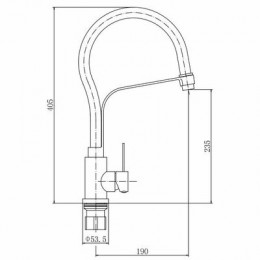 Смеситель для кухни FASHUN (A54012-8)