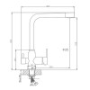 Смеситель для кухни Haiba (HB76802)