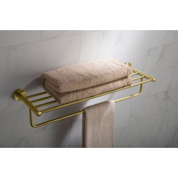 Полка для полотенец Timo золото матовое Saona (13058/17)