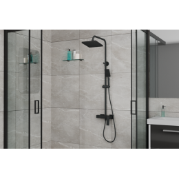 Душевая система RUSH Thira без излива (TR3635-40Black)