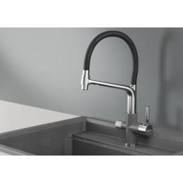 Смеситель для кухни GRANULA (0075, ГРАФИТ)