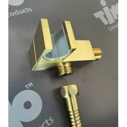 Душевая система встроенная с термостатом Timo Petruma (SX-5059/17SM) золото матовое