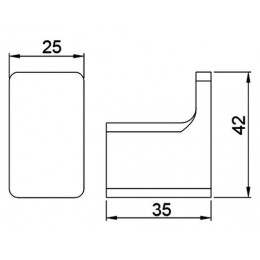 Крючок Timo Selene (17111/17) золото матовое
