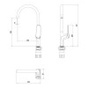 Смеситель для кухни Lemark Bronx (LM3705GM)