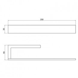 Полотенцедержатель Timo Petruma золото матовое (15250/17)