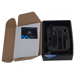 Смеситель встраиваемый FASHUN с полочкой, гигиенической лейкой и держателем туалетной бумаги, черный (A57704-7)