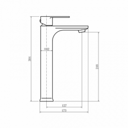 Смеситель для умывальника FASHUN (A51219-17)