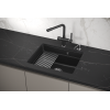 Кухонная мойка GRANULA Kitchen Space (5501U, ШВАРЦ)