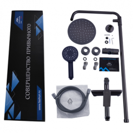 Душевая система, графит, FASHUN (A52419-17)