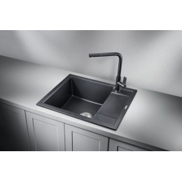 Кухонная мойка GRANULA (6002, ШВАРЦ)
