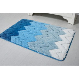 Коврик для ванной Fixsen Deep  голубой 50х80 см. (FX-5003C)