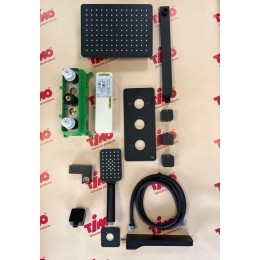 Душевая система встроенная с термостатом Timo Petruma (SX-5049/03SM) черный