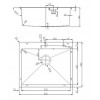 Кухонная мойка D&K нержавеющая сталь графит (DKS605006)