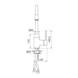 Смеситель для кухни IDDIS Kitchen 360 (K36BNJ0i05)