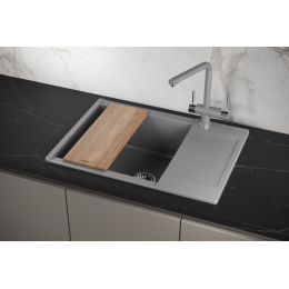 Кухонная мойка GRANULA ESTETICA (7003, АЛЮМИНИУМ)