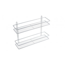 Полка Fixsen прямая двухэтажная цвет серый (FX-730-2)