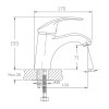 Смеситель для раковины Haiba (HB1021)
