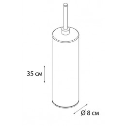 Ерш FIXSEN Kvadro напольный хромированный круглый (FX-442)