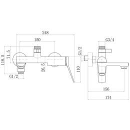 Душевая система FASHUN (A2486)