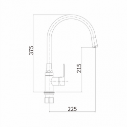 Смеситель для кухни FASHUN (A4082-8)