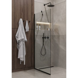 Душевая перегородка Timo TP-1190/03C-8 в узком  профиле 1950*1190, стекло прозрачное 8 мм (T10)