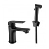 Смеситель с гигиеническим душем ESKO SINGAPORE black (SB 27H)