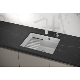 Кухонная мойка GRANULA Kitchen Space (5501U, АРКТИК)