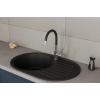 Смеситель для кухонной мойки с гибким изливом RUSH Siple (SI7335-60Black)