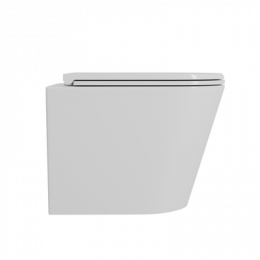 Унитаз D&K подвесной безободковый (торнадо), сиденье микролифт Venice (DT1026516)