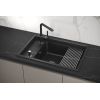Кухонная мойка GRANULA Kitchen Space (7305, ШВАРЦ)