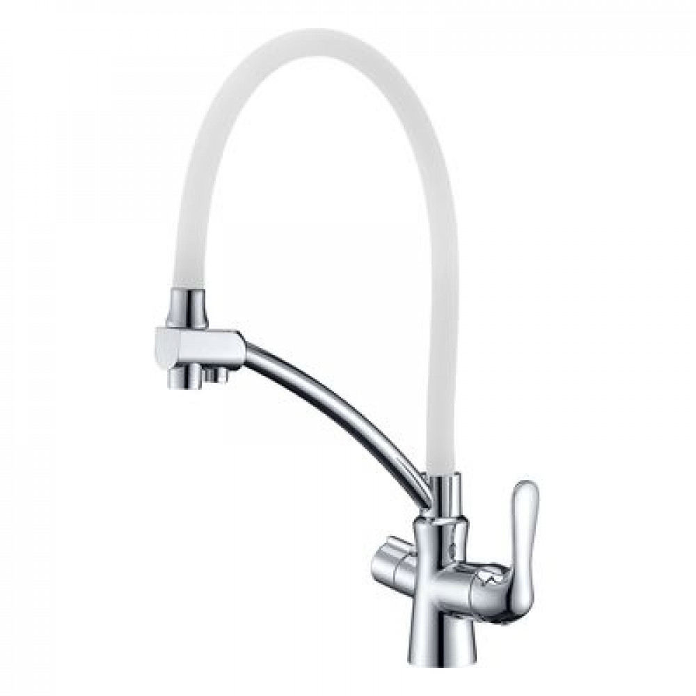 Смеситель для кухни Lemark Comfort (LM3070C-White)