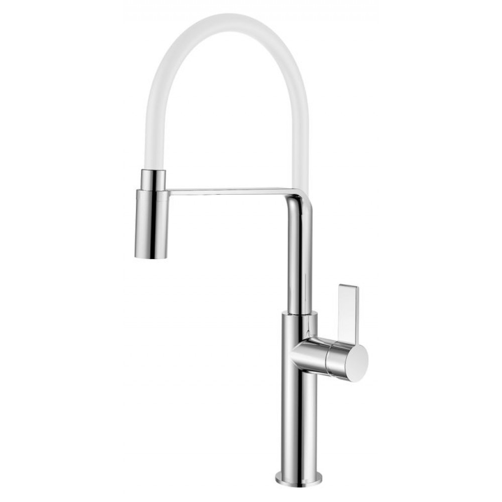 Смеситель для кухонной мойки с гибким изливом RUSH (MS9035-35White)