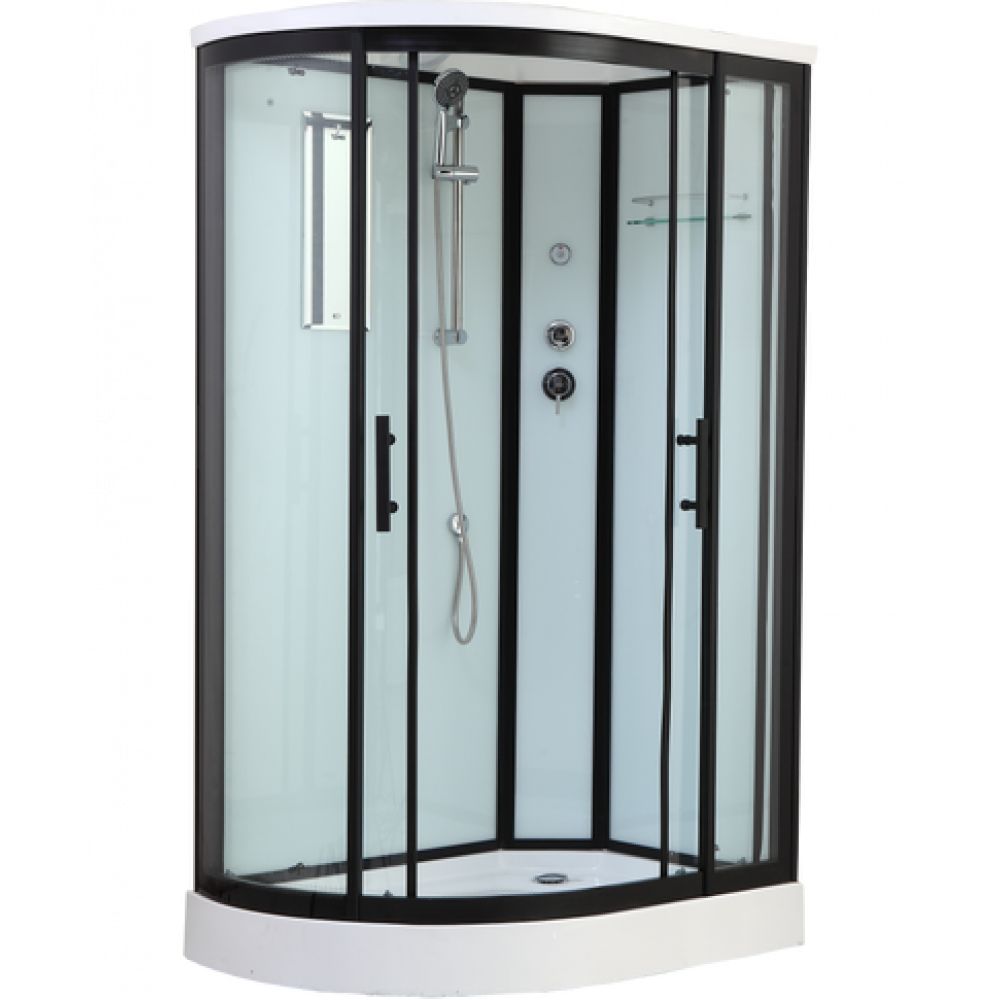 Душевая кабина Timo Standart Black 120*85*220  (T-6602BL)