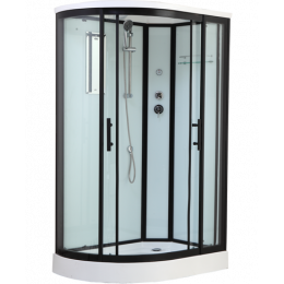 Душевая кабина Timo Standart Black 120*85*220  (T-6602BL)