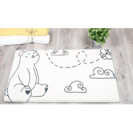 Коврик для ванной Fixsen Teddy Air  белый 50х80см (FX-6001T)