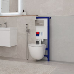 Система инсталляции Lemark PENEDA для подвесных унитазов, механическая, без кнопки смыва (9880001)