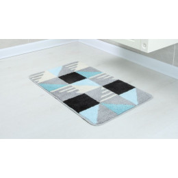 Коврик для ванной Fixsen Visa 1-ый серо-бирюзовый, 50х80см (FX-5005Z)