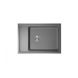 Кухонная мойка GRANULA Kitchen Space (7305, АЛЮМИНИУМ)
