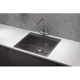 Кухонная мойка GRANULA (5951, СТАЛЬ САТИН)