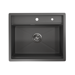 Кухонная мойка GRANULA (6051, ГРАФИТ МАТОВЫЙ)